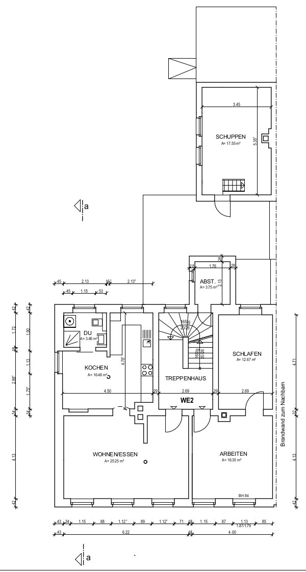 Sanierungsbedürftiges, kleines MFH, Ausbaupotenzial im DG, schönes Grundstück!