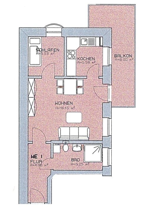 Barrierefrei Wohnen im Zentrum mit Fahrstuhl und großem Balkon - ideale Lage - gegenüber Schwanenteich!