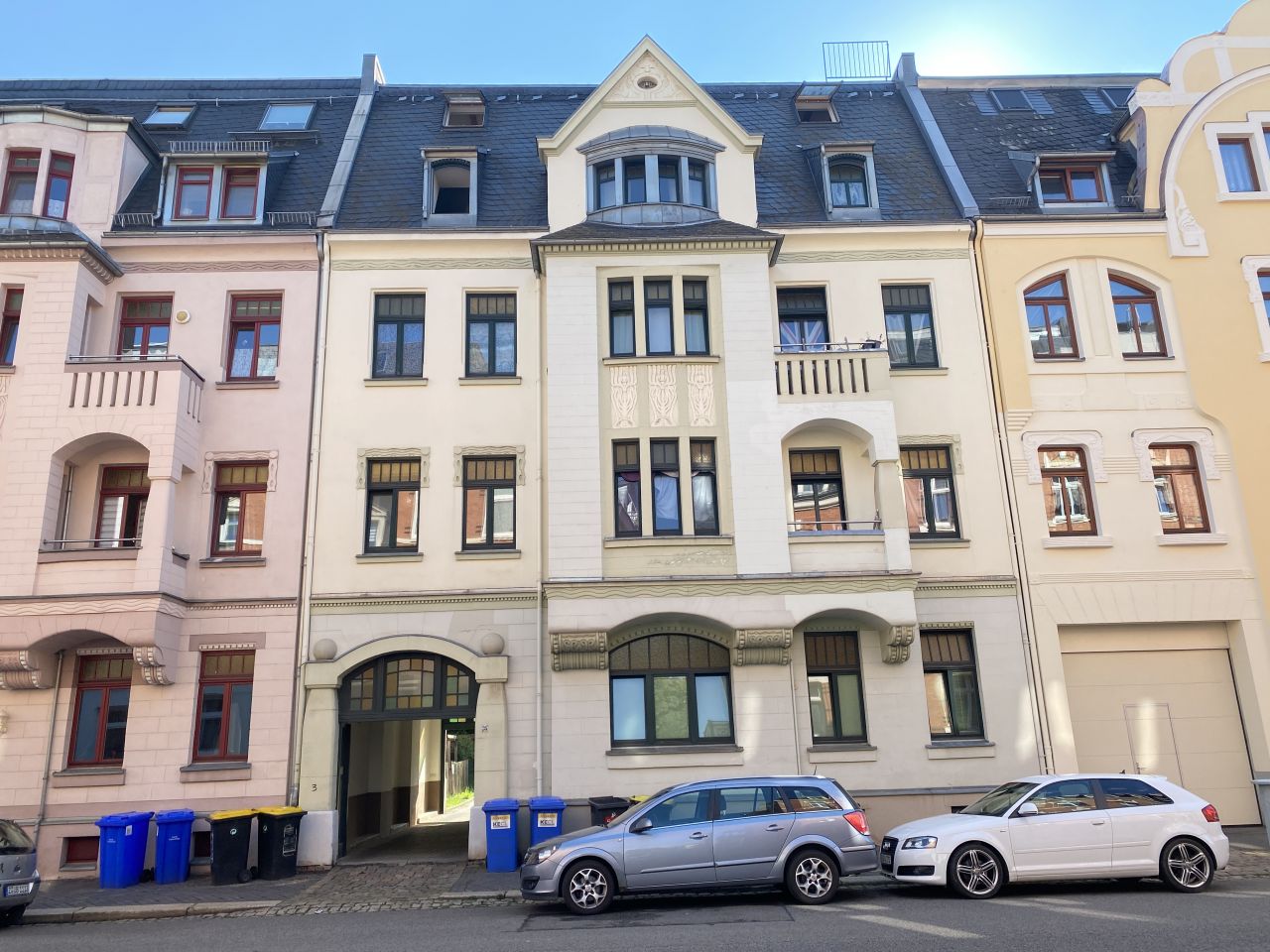 Zentrumsnahe Zweiraumwohnung mit Balkon u. Stellplatz! Vermietet!