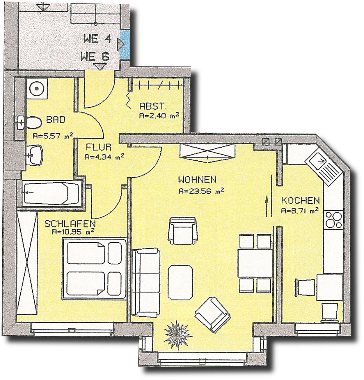 Ab 1.12.25! 2-Raumwohnung mit moderner EBK zur Ablöse im Zwickauer Zentrum!