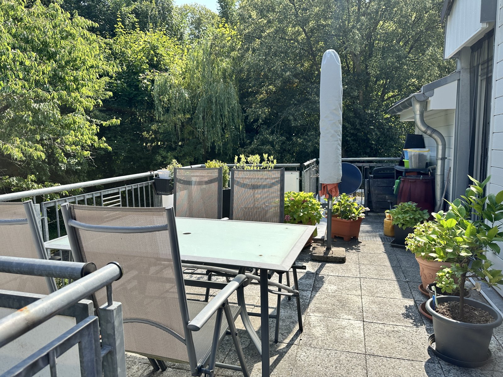 Schöne Penthousewohnung mit 3 großen Terrassen + TG-Stpl. direkt am Plauener Stadtpark!