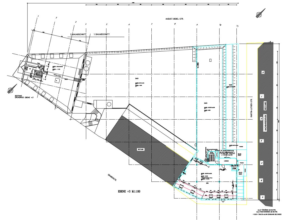 Geschäftshaus im Zentrum von Oelsnitz/V., ca. 3.800 m² Nutzfläche, san-bed. TG, 77 Stpl., Aufzug