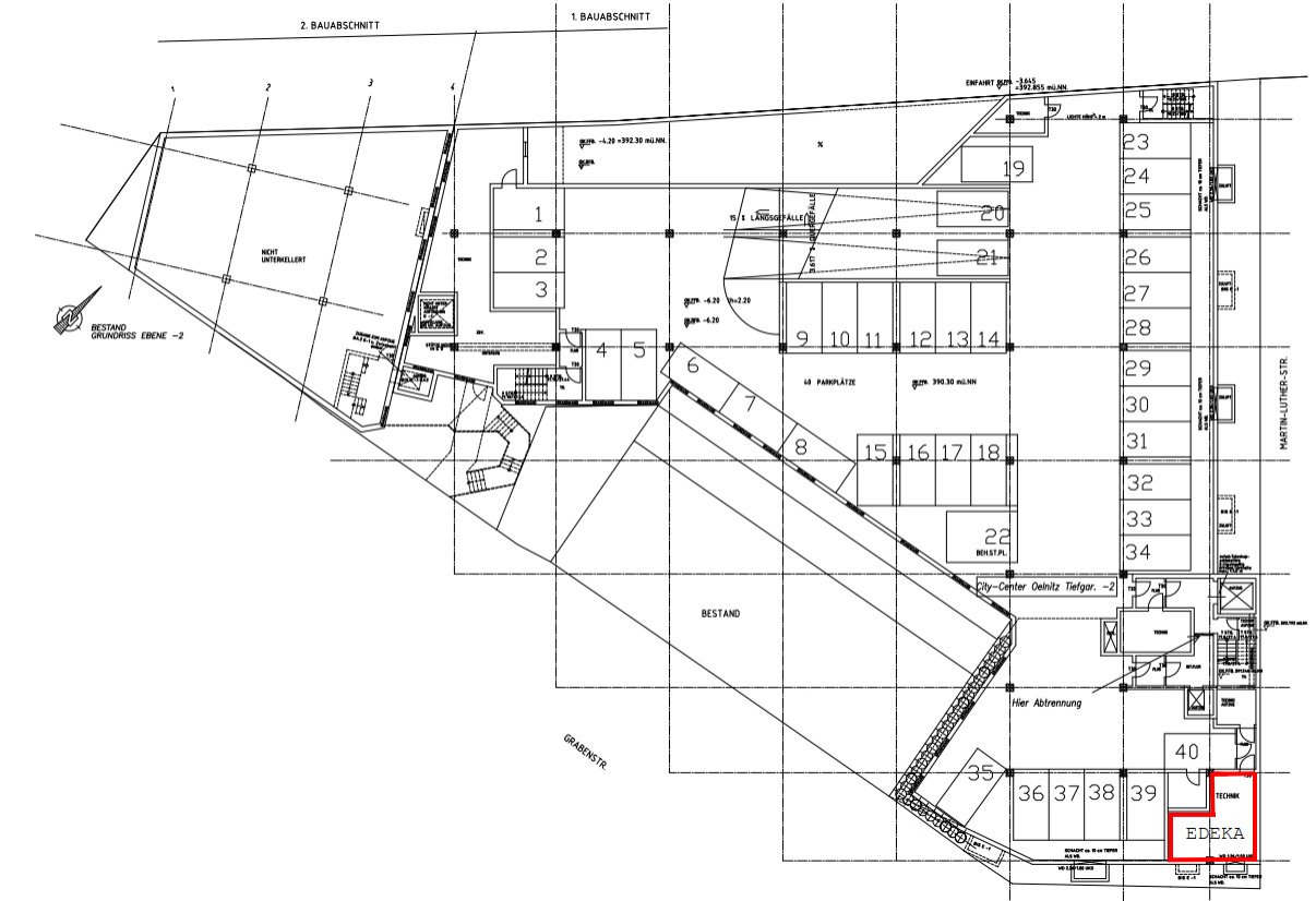 Geschäftshaus im Zentrum von Oelsnitz/V., ca. 3.800 m² Nutzfläche, san-bed. TG, 77 Stpl., Aufzug