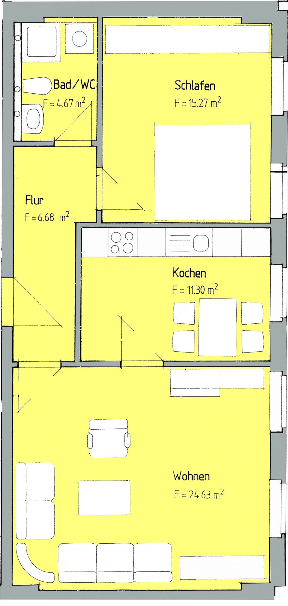 Aufgepasst - große 2-Raum-Wohnung am Dom - zentraler geht es kaum