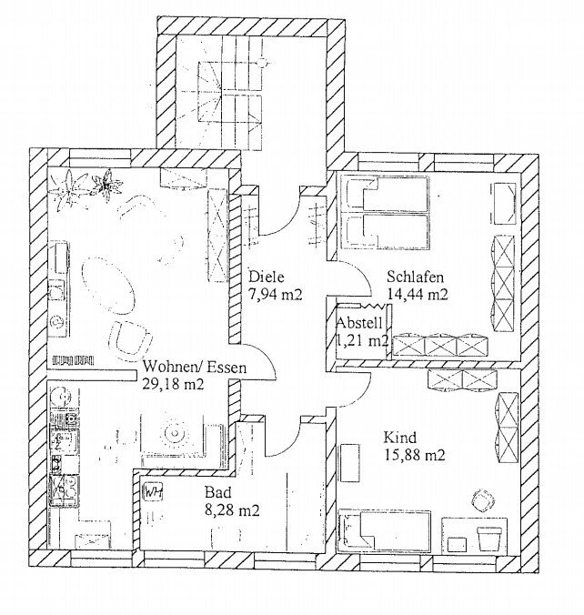 Ab 1.2.26! Helle 3-Raum-Wohnung mit Balkon in Zwickau!