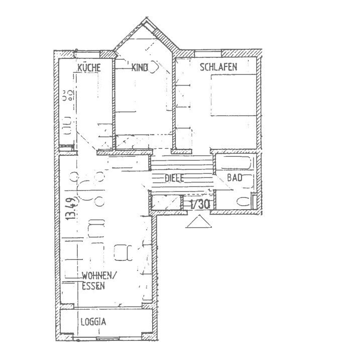 Frisch sanierte 3-Raumwohnung mit Balkon, TG-Stellpl. & Fahrstuhl!