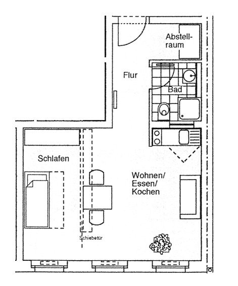 Ab 1.9.26! Schöne 1,5-Raumwohnung im Zwickauer Zentrum!