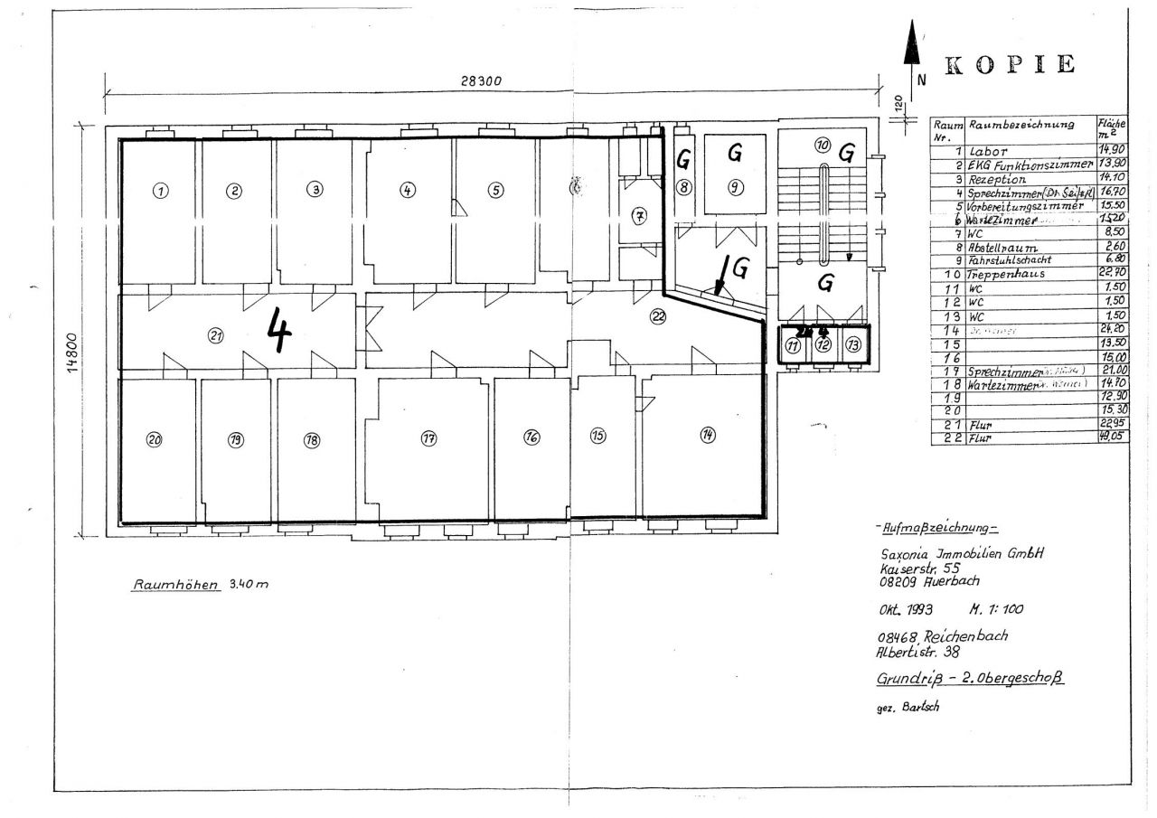 Ehemaliges Ärztehaus = idealer Standort z.B. als Schulungszentrum = mit Fahrstuhl