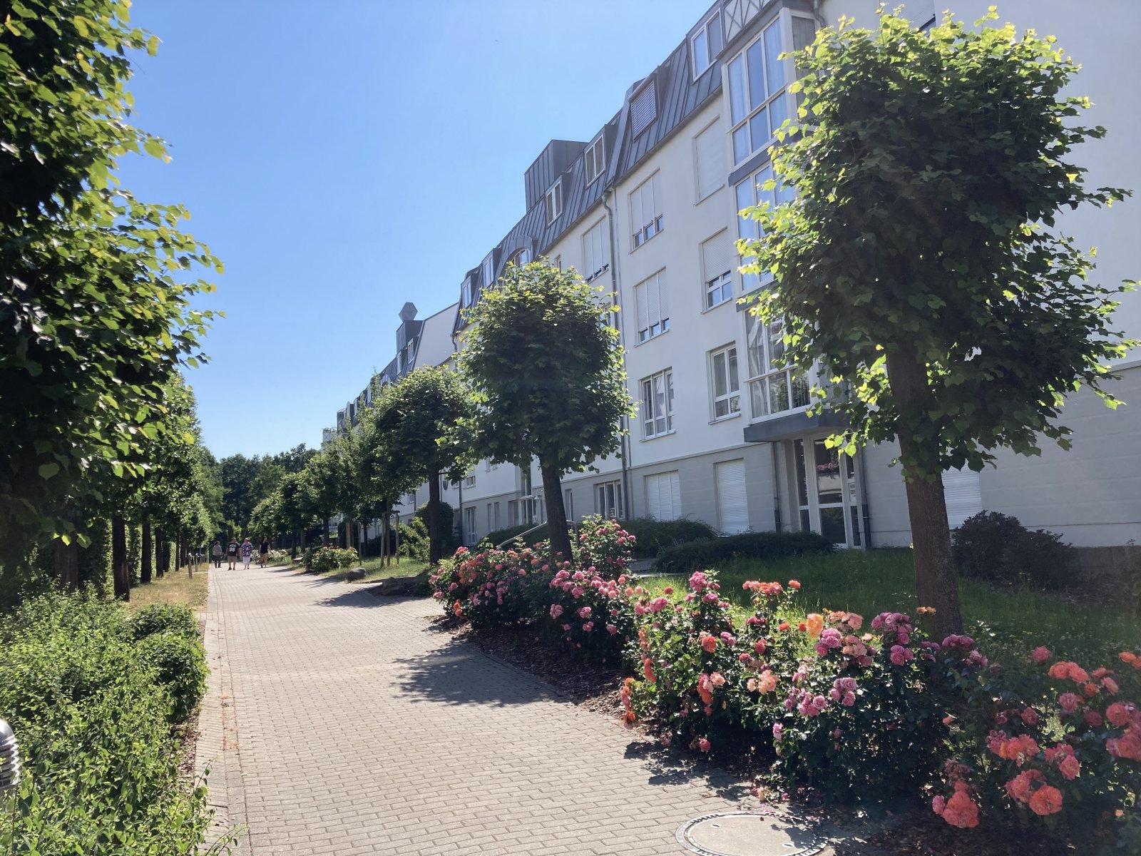 Schöne 1-Raumwohnung mit Balkon, Einbauküche und Tiefgaragenstellplatz in ruhiger Seitenstraße!