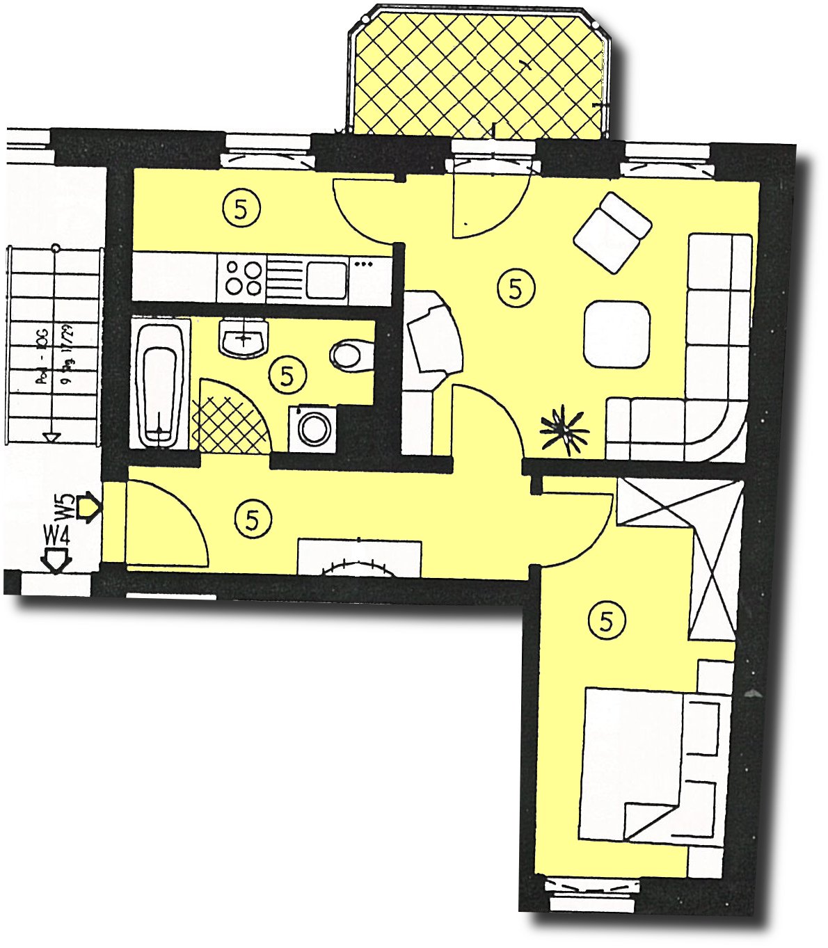 Ab 1.12.! Helle 2-Raumwhg. mit Balkon und Stpl. in Marienthal!