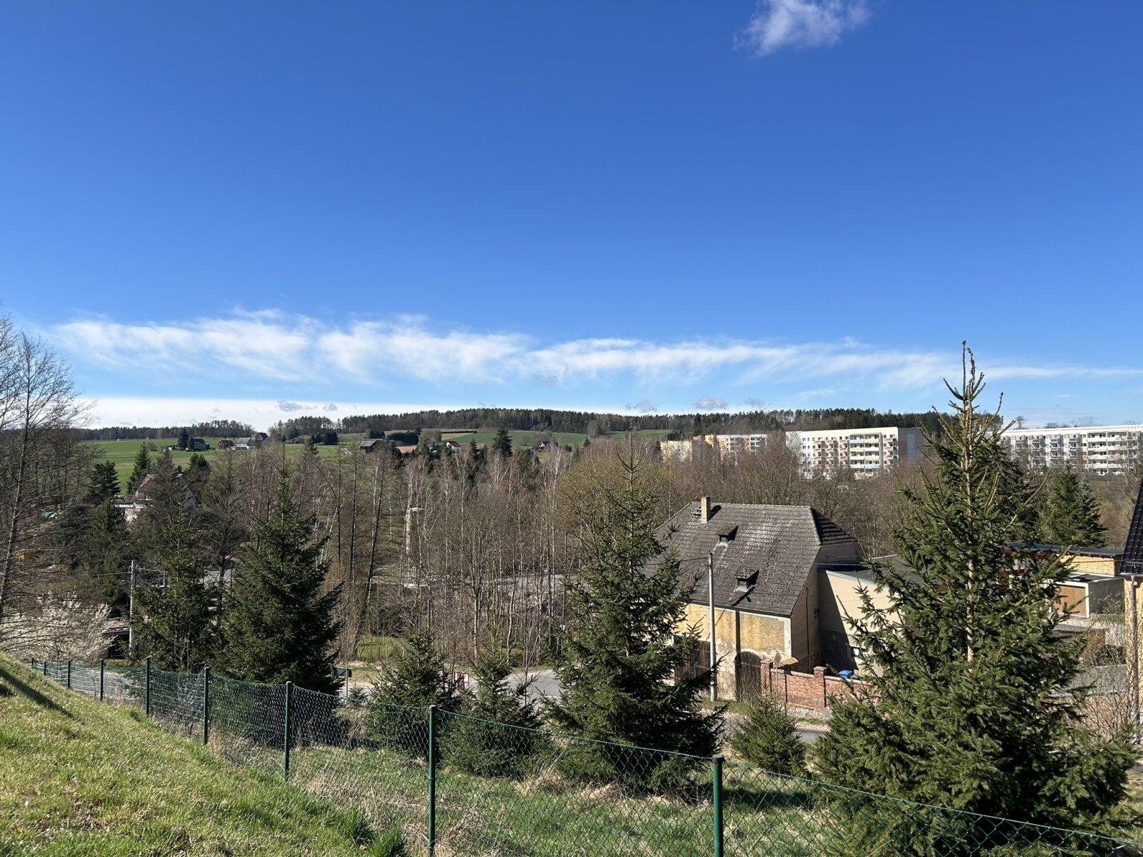 Blick vom Balkon