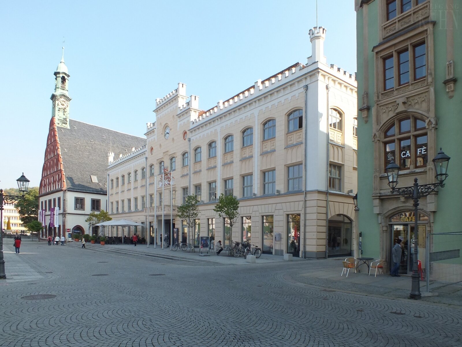 Blick zum Rathaus