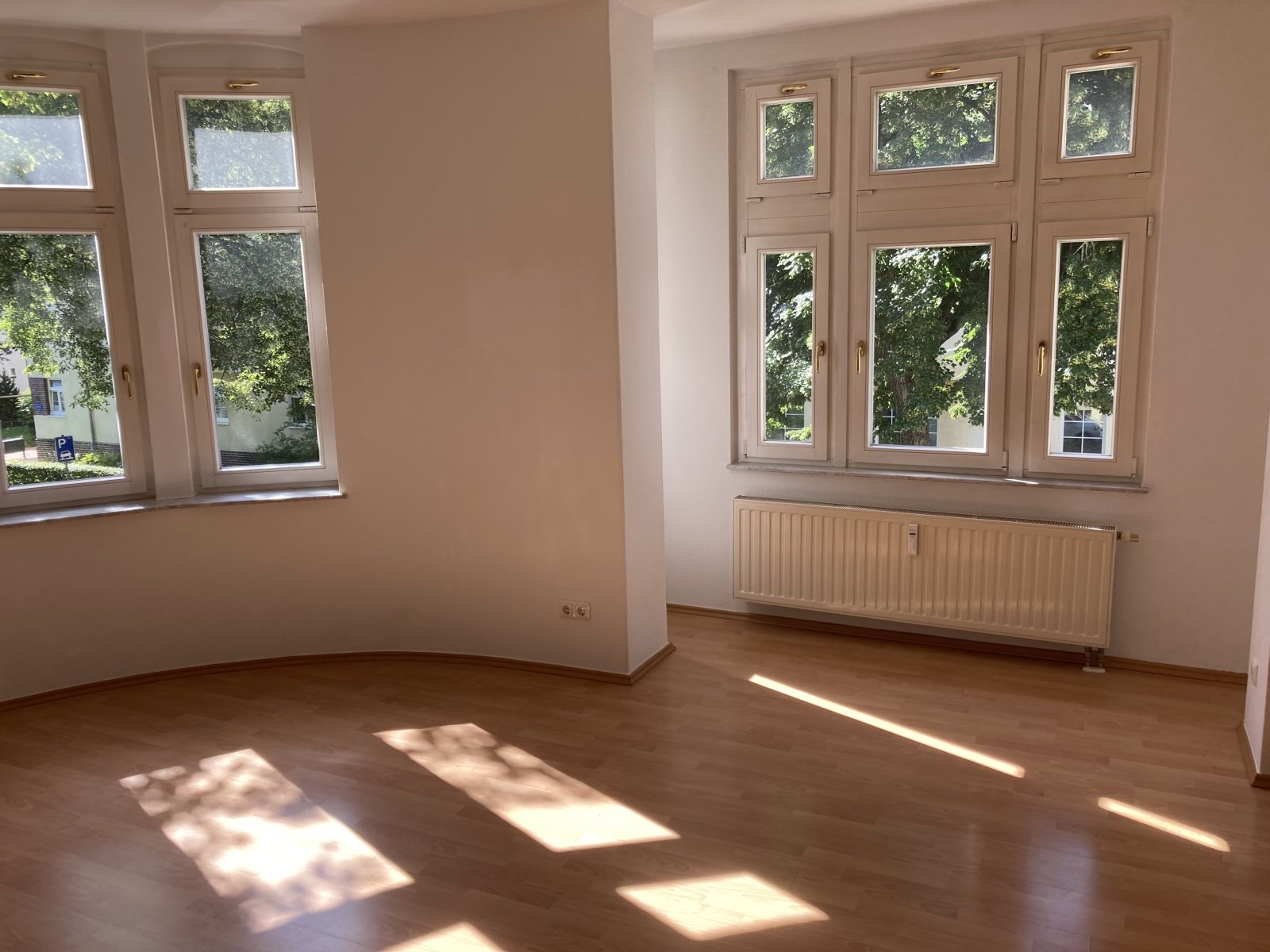 Wohnzimmer mit Erker