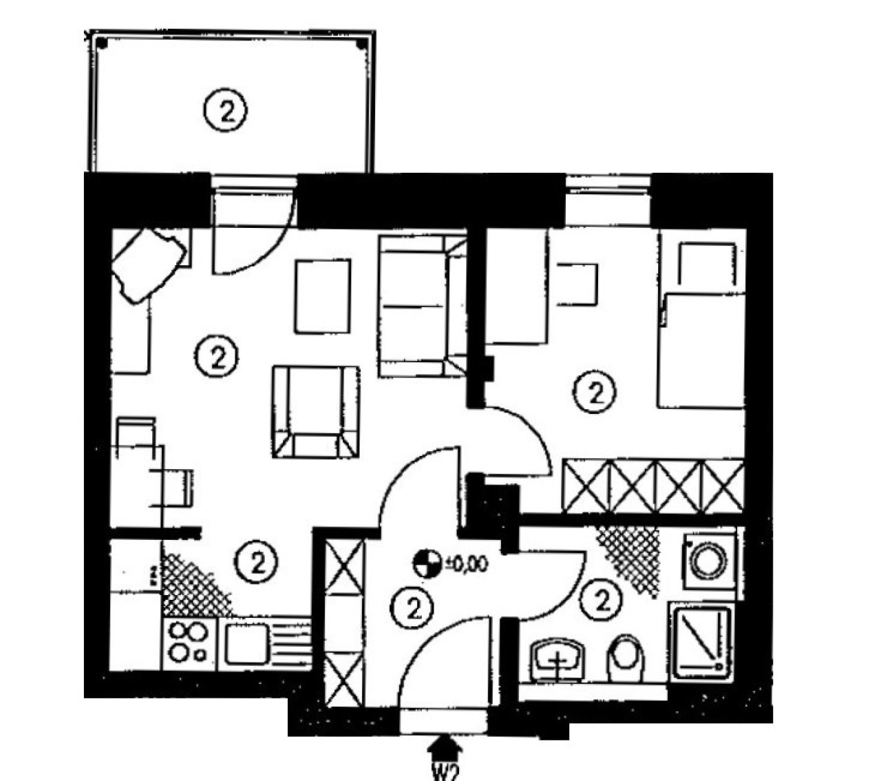 Grundriss W2 Grundriss W2