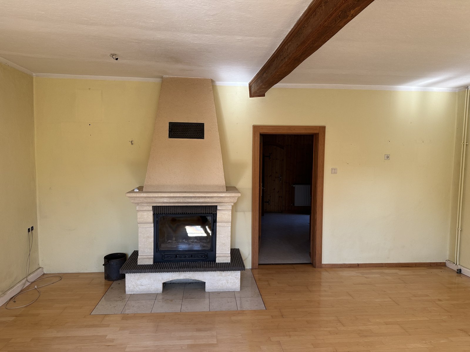 Wohnzimmer EG Kamin