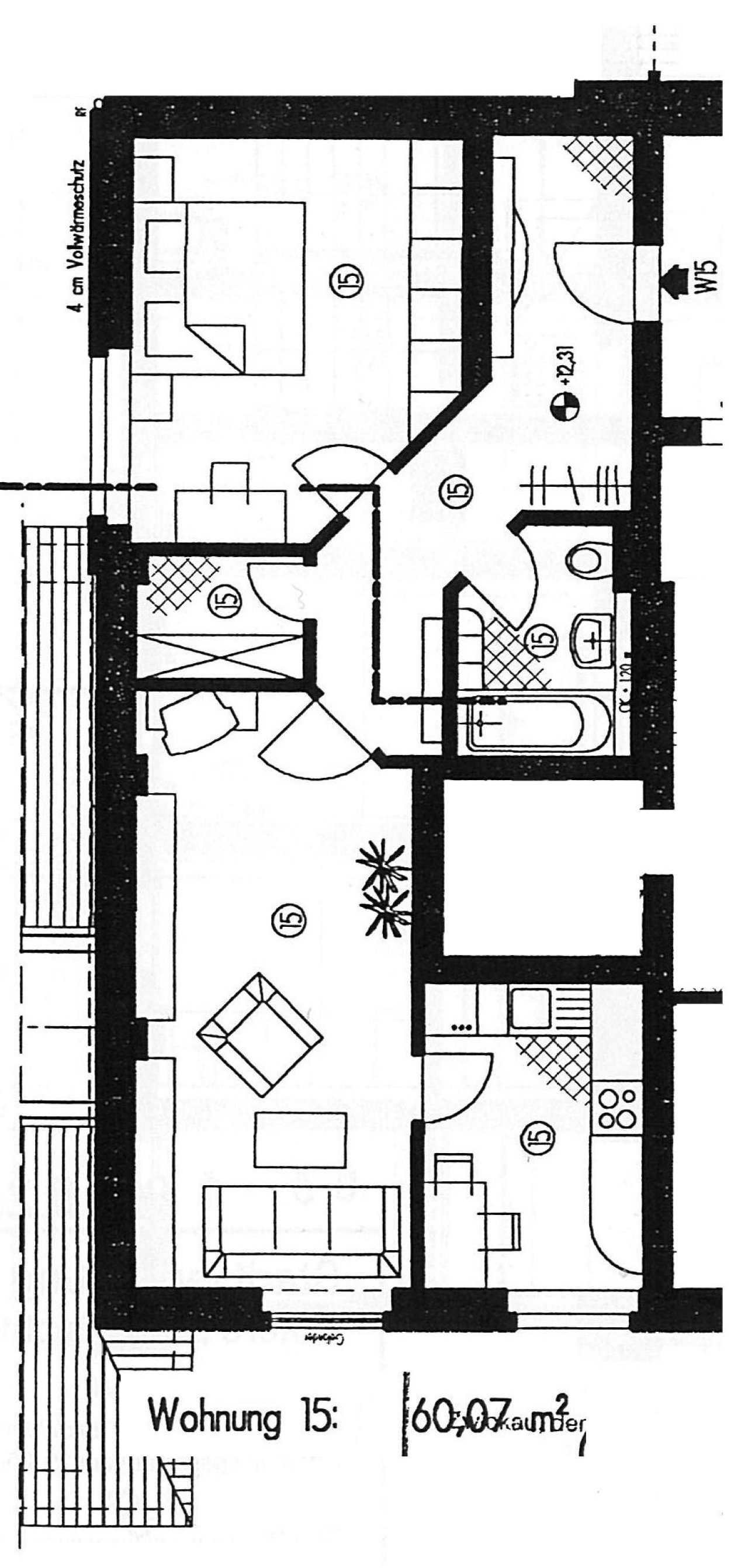 Grundriss W15 Grundriss W15