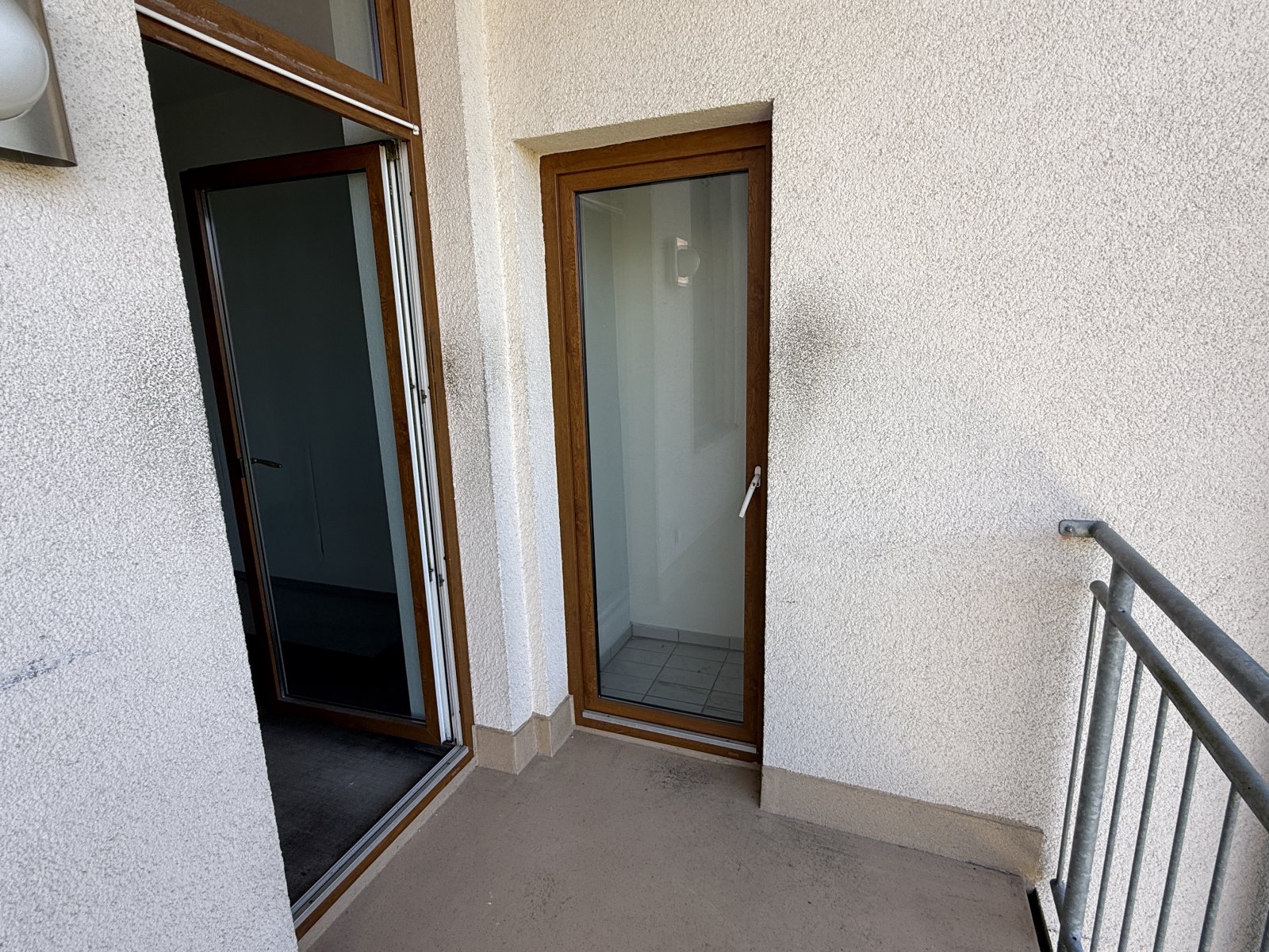 Balkon mit Abstellraum Balkon mit Abstellraum
