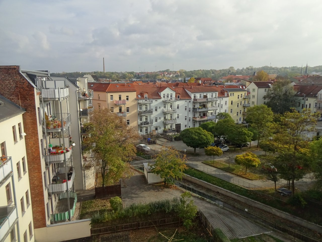 Blick über die Dächer von Zwickau
