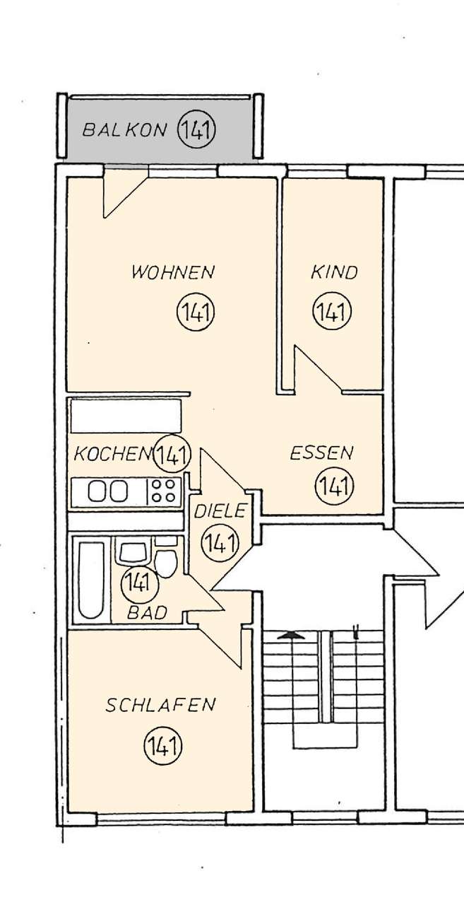 Grundriss Wohnung