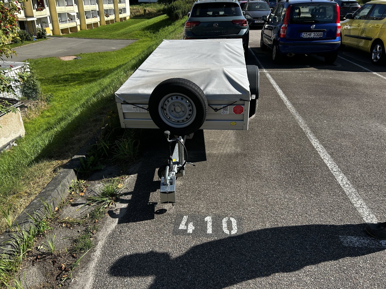 Parkplatz mit der Nr. 410