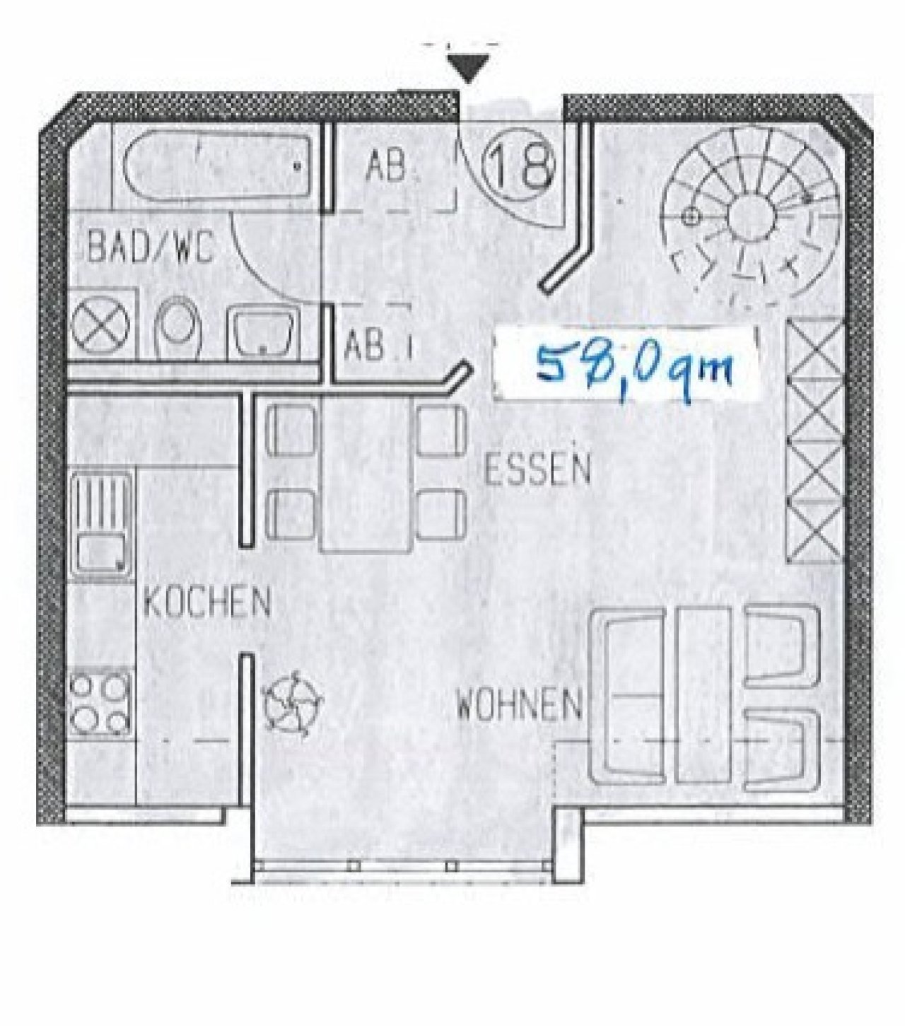 W 18 Grundriss 3. OG