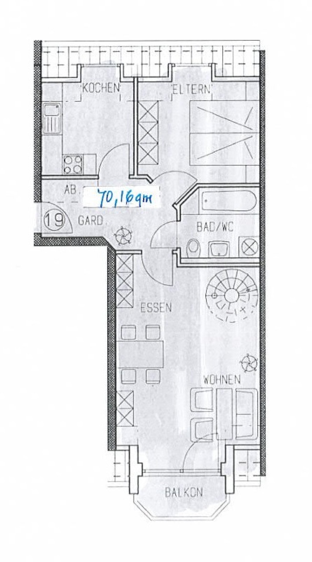 W 19 Grundriss 3. OG