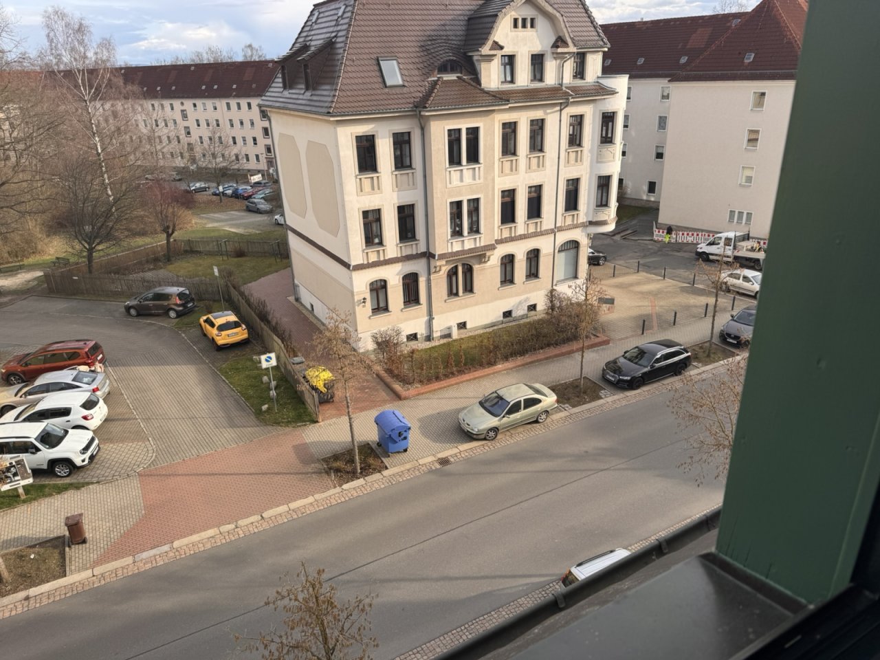 Blick vom Wohnzimmer