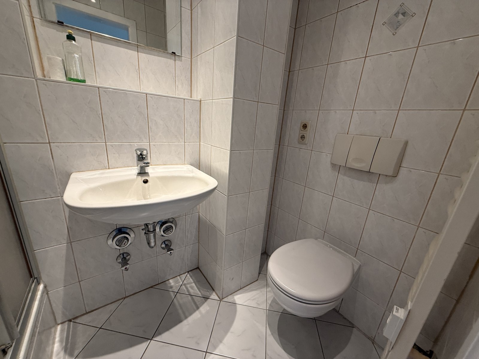 Innenliegendes Badezimmer