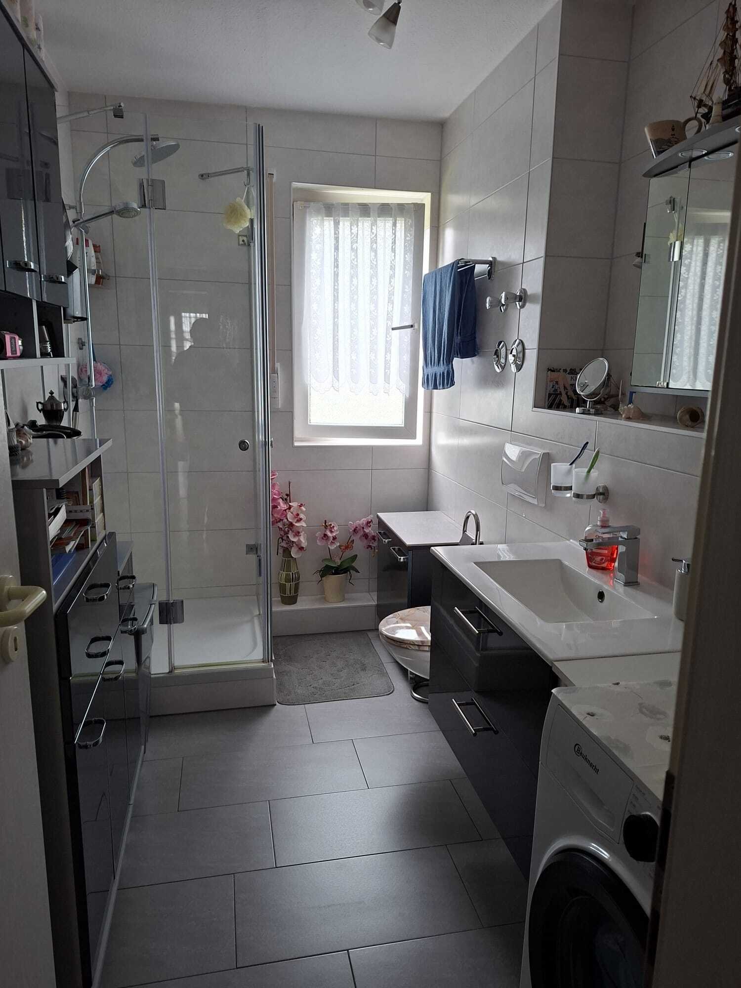 Tageslichtbad, Dusche