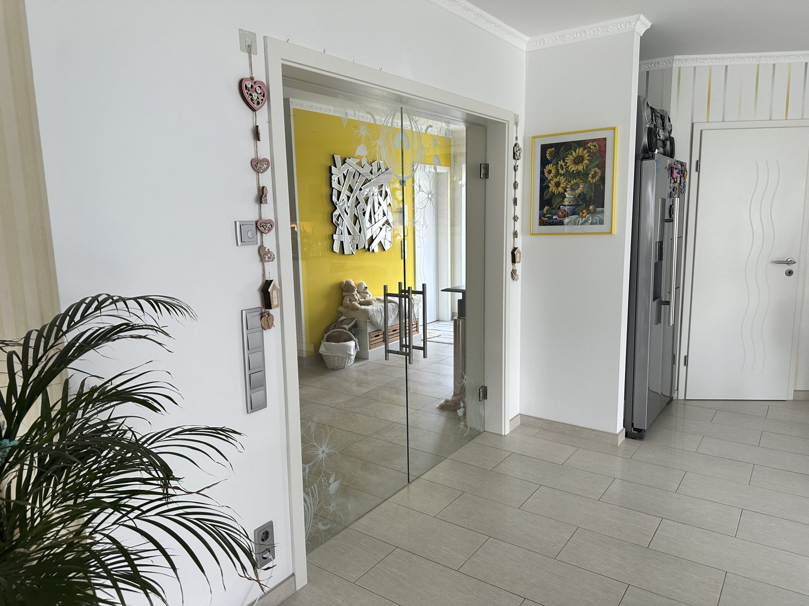 Glastür Wohnzimmer zu Diele Glastür Wohnzimmer zu Diele