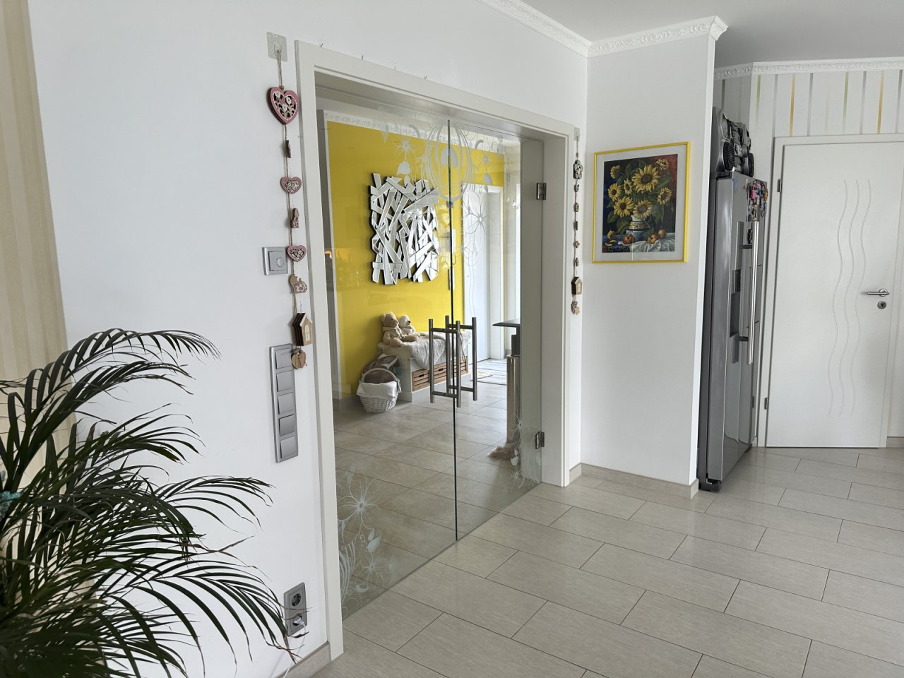 Glastür Wohnzimmer zu Diele Glastür Wohnzimmer zu Diele