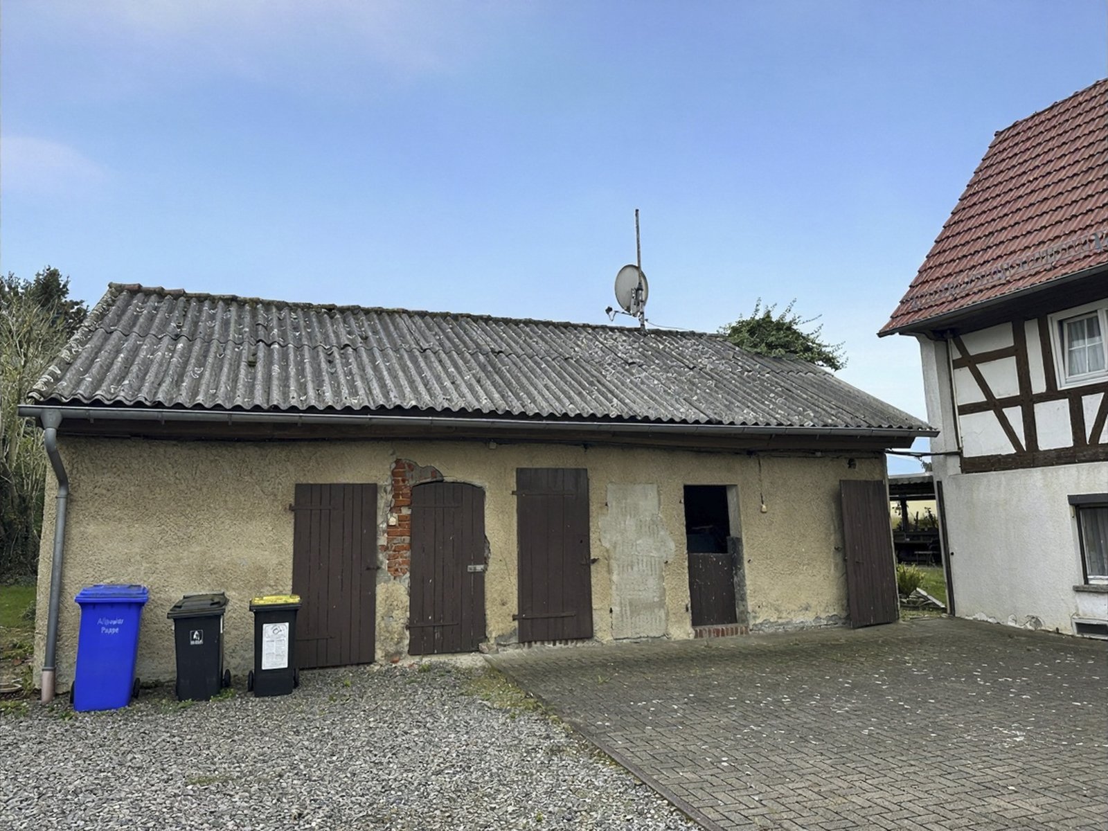 Ansicht ehem. Stallgebäude Ansicht ehem. Stallgebäude