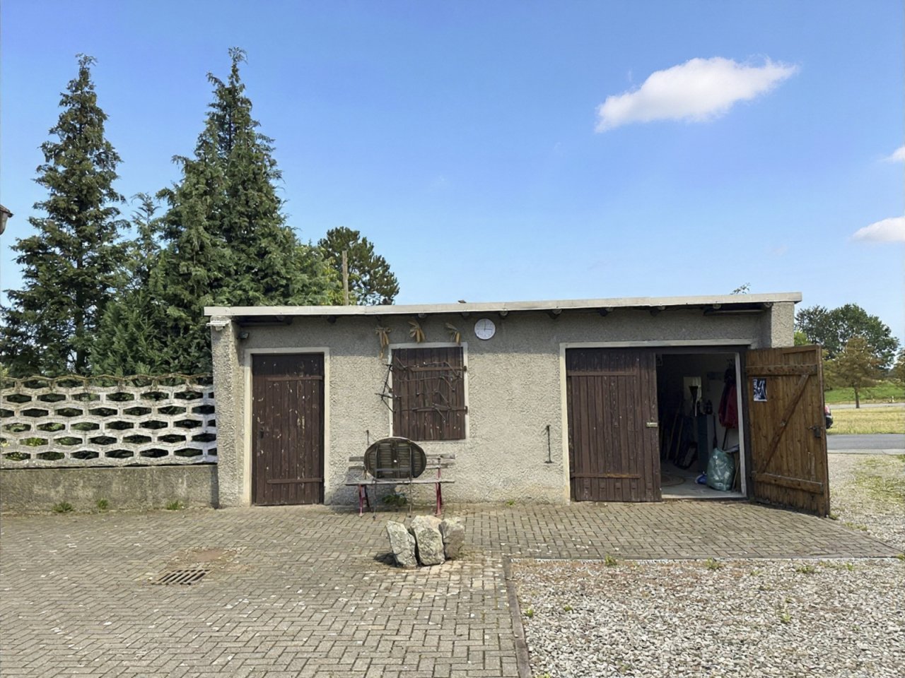 Ansicht Garagengebäude Ansicht Garagengebäude