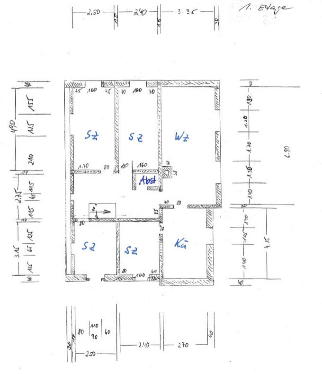 Grundriss OG Bauernhaus Grundriss OG Bauernhaus