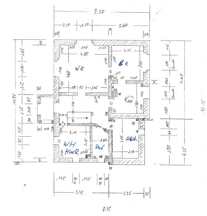 Grundriss EG Bauernhaus Grundriss EG Bauernhaus